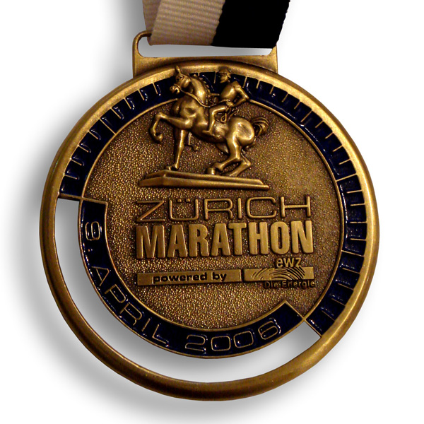 Zürich Marathon Medaille