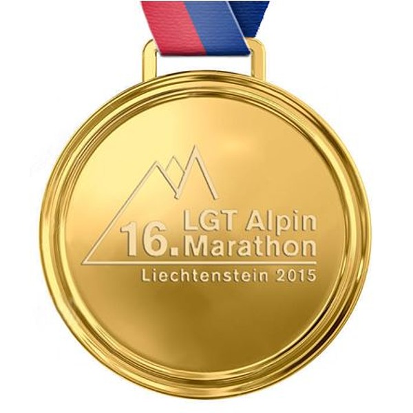 Lichtenstein Marathon Medaille