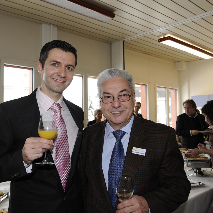 Matthias Bachmann mit Raymond Bachmann von der Confiserie Bachmann aus Luzern