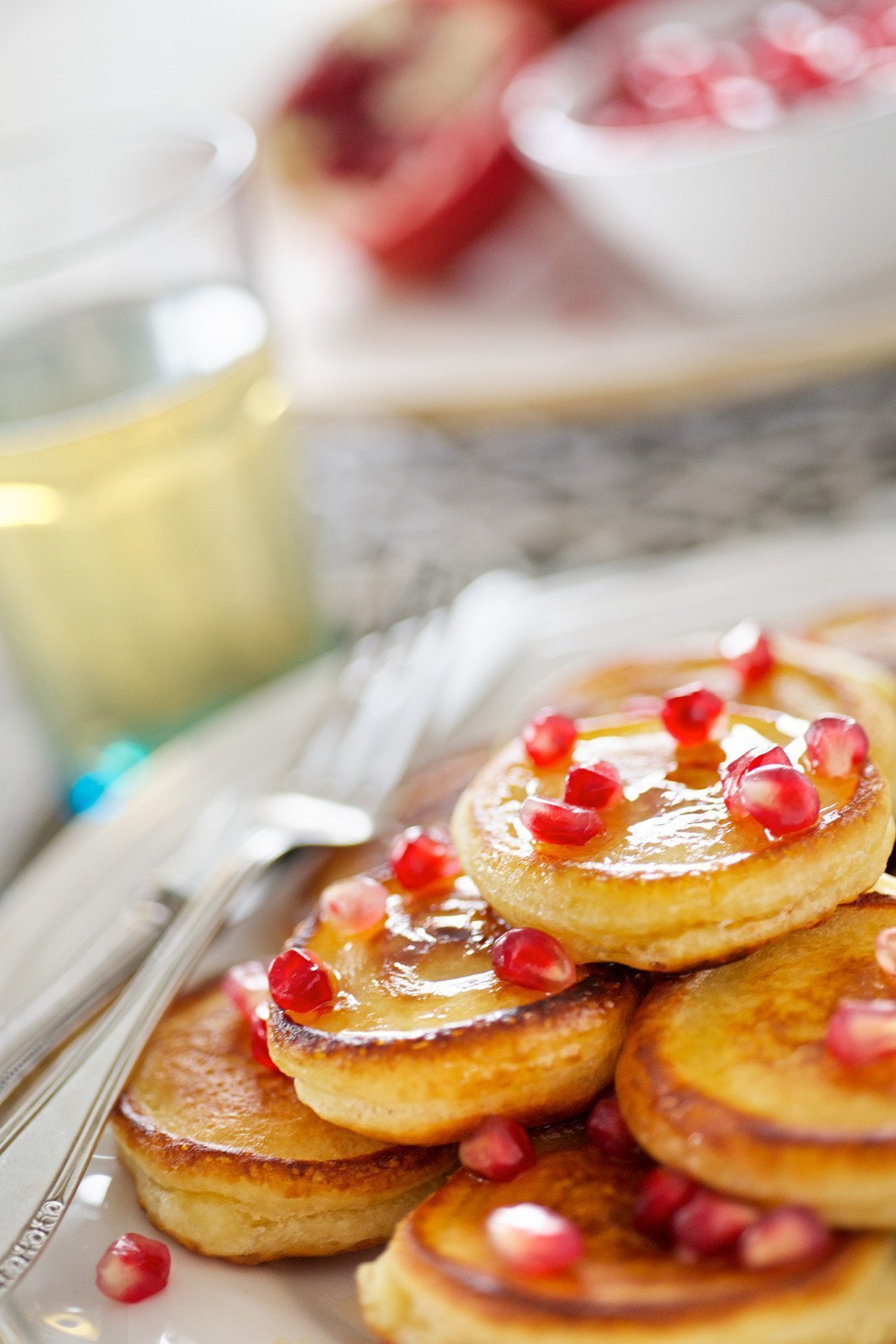 Pfannkuchen mit Granatapfel - Confiserie Bachmann Luzern