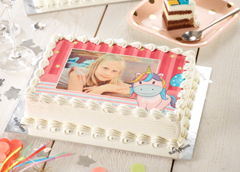 Photo cakes with frame