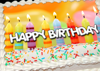 Fototorte mit Grafik