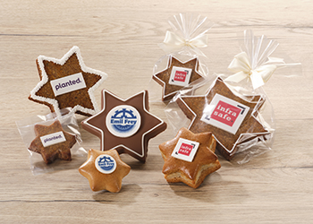 Biscuits with print star