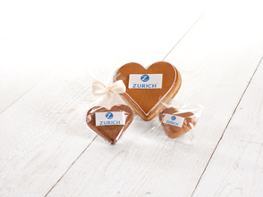Printed Biscuits - Heart