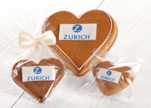 Printed Biscuits - Heart