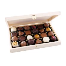 24pc. Wooden Praline Box
