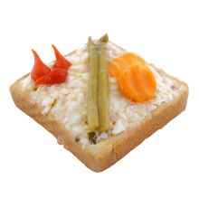 Canapé Ei-Schinken Salat