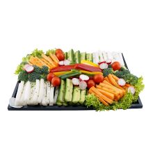 Vegetables & Dips slate plate