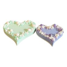 Wedding Cake Heart Duo Modern