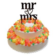Duo-Torte goldene Rosen 