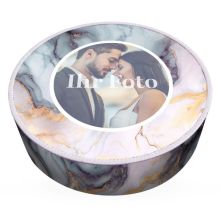 Print-Torte Marmor Ihr-Foto