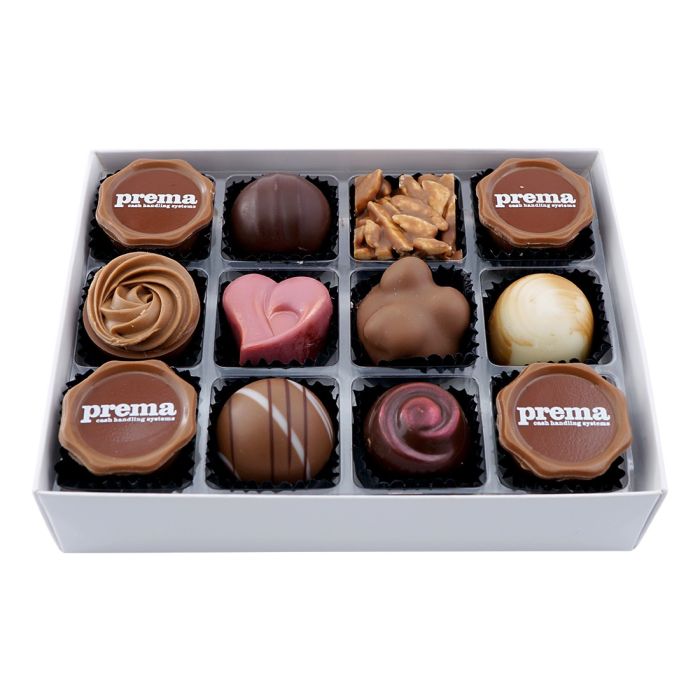 12pc. Praline Box White