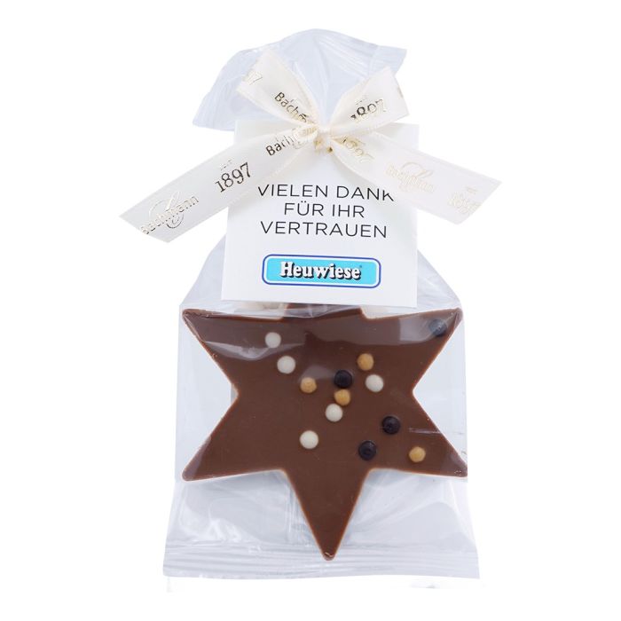 Give-Away Milch-Nuss Stern B2B