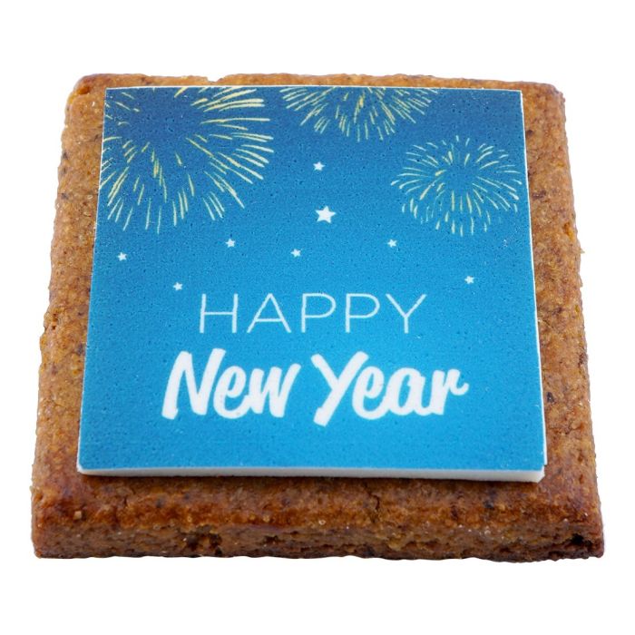 Give Away Square New Year 6 x 6 cm B2B