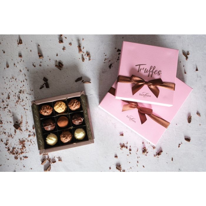 9pc. Box Truffes Mixed with wrapping