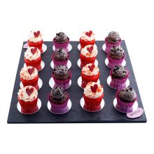 Mini Cupcakes Platte 16er