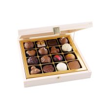 16er Holzpralinébox