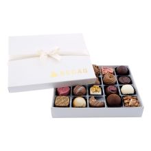 20er Praliné Verpackung weiss