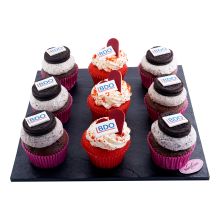 Cupcakes 9er mit Logo