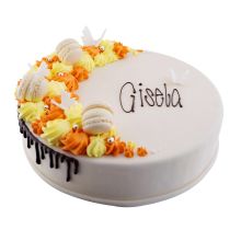Color Cake Round Butterflies