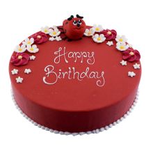 Cake with Lucky Ladybird