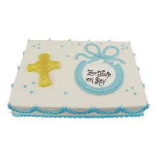 Color Torte eckig Battesimo