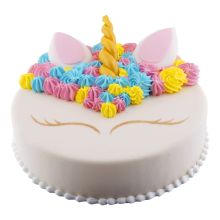 Color-Torte rund Fluffy