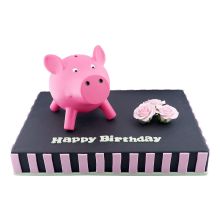 Color Cake Square Piggy