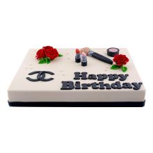 Diva Birthday Colour Cake Square