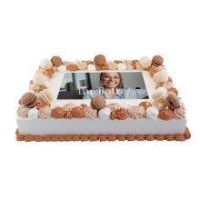 Color-Torte eckig Macaron Terra