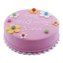 Children's birthday cake Flower Power