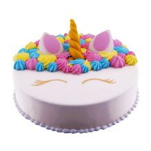 Color Cake Round Fluffy