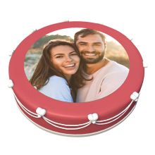 Shipping Cake Your Photo Rose Petals