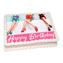 Photo cake Girly