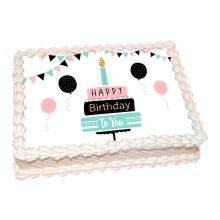 Photo cake Happy