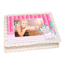 Fototorte Einhorn 