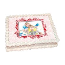 Photo cake ornament