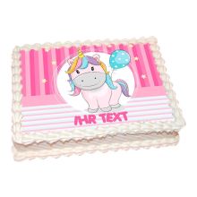 Fototorte Einhorn