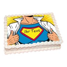 Fototorte mit Text Super