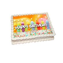 Photo cake Candles