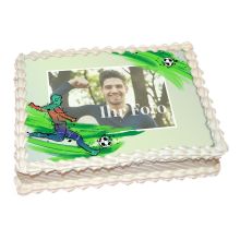 Photo cake football