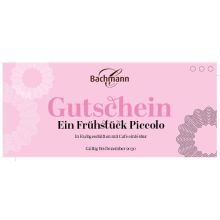Gutschein Frühstück Piccolo