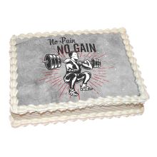 Photo cake Gym