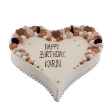 Heart Cake Brown
