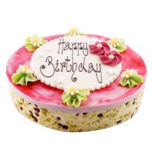 Himbeer-Quarktorte 6 Pers. mit Text