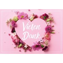 Geschenkkarte Rose