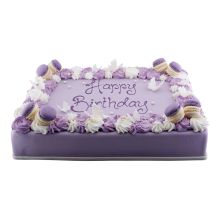 Color Cake Square Berry