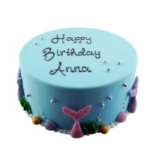 Color Cake Round Mermaid