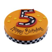 Color Cake Round Star Number 