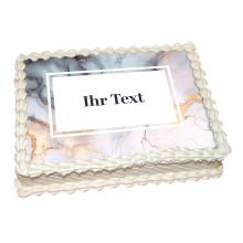 Photo cake marble